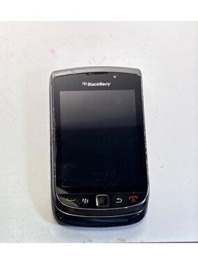 BlackBerry Torch 9800 Slider Smartphone QWERTY Keyboard UNTESTED No Back Cover